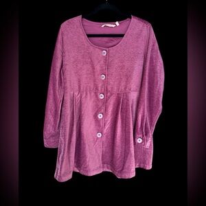 Soft Surroundings Fiona Pink Tunic Size Medium